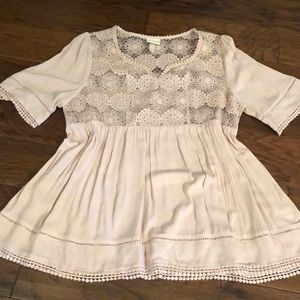 Knox Rose for Target lace tunic top